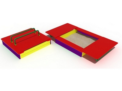 Песочница с крышкой Малыш ИО 02091