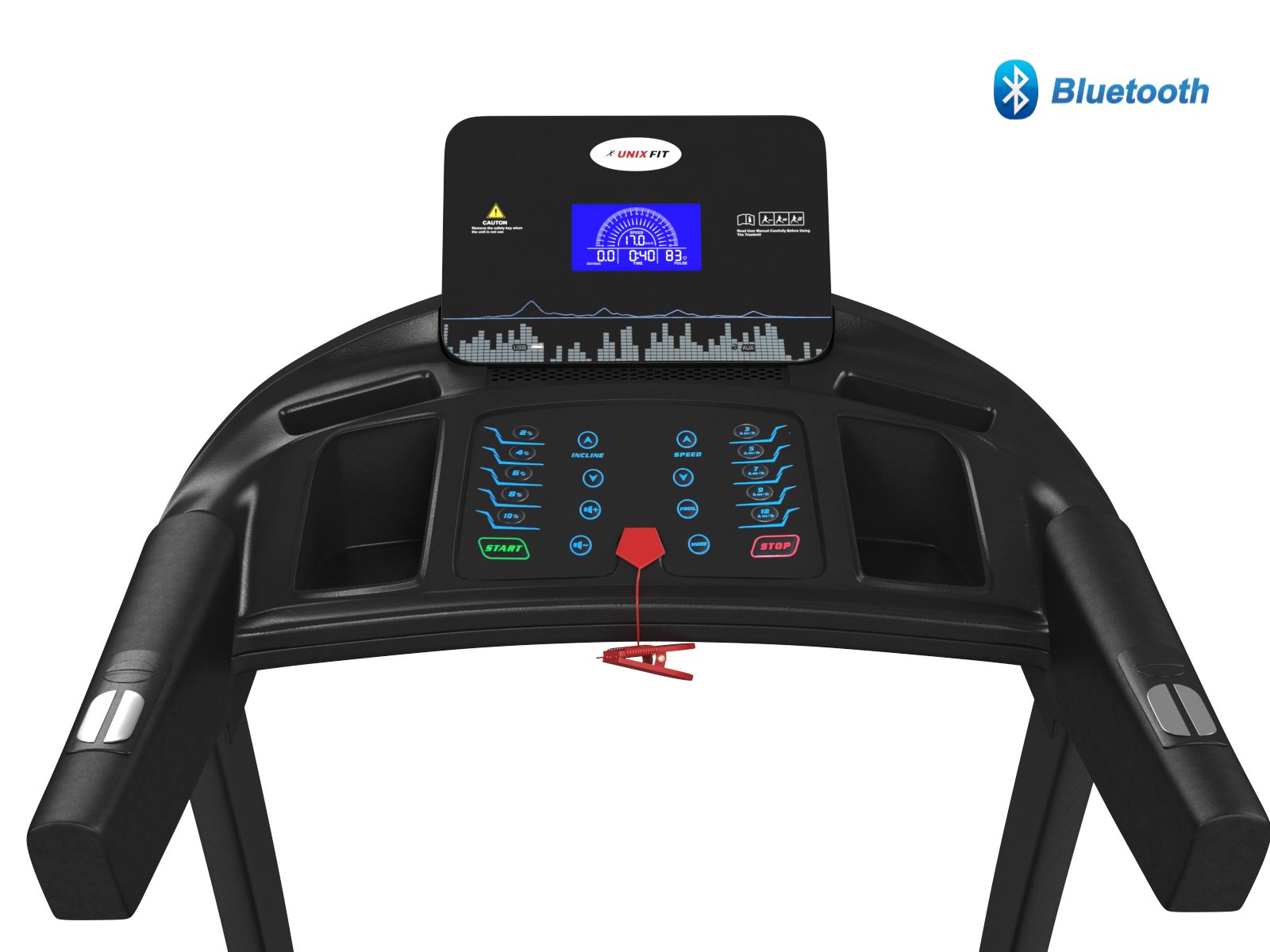 Беговая дорожка UNIXFIT MX 910T + кардиодатчик - вид 2