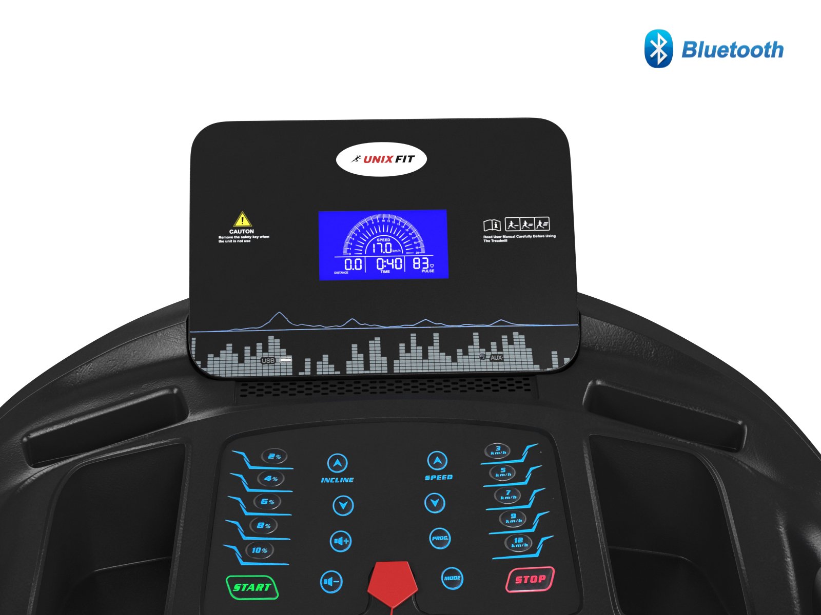 Беговая дорожка UNIXFIT MX 910T + кардиодатчик - вид 3