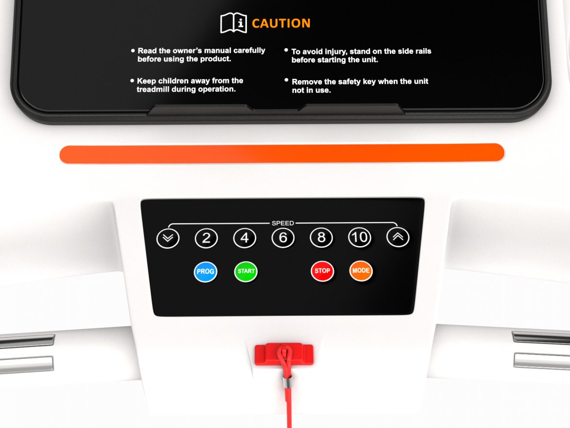 Беговая дорожка UNIXFIT ST 630R White - вид 4