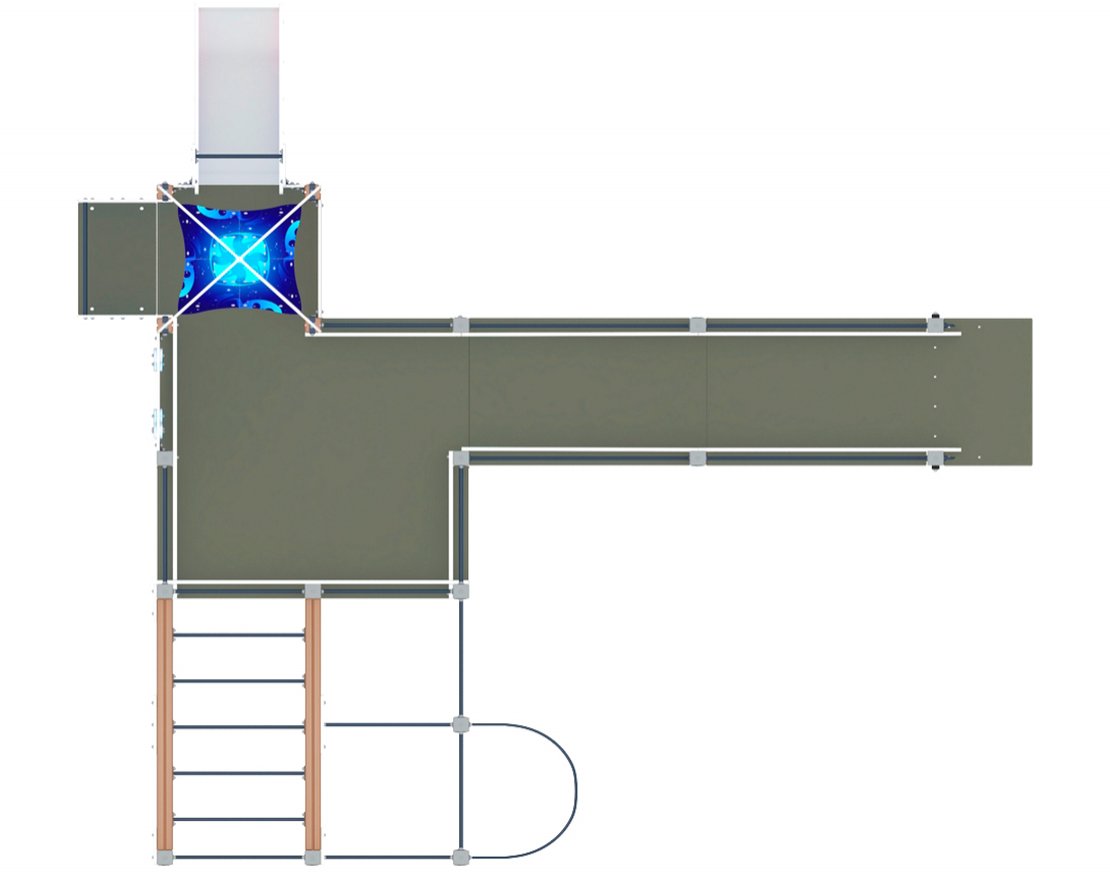 Горка Лунная база-3 h=750 - вид 4