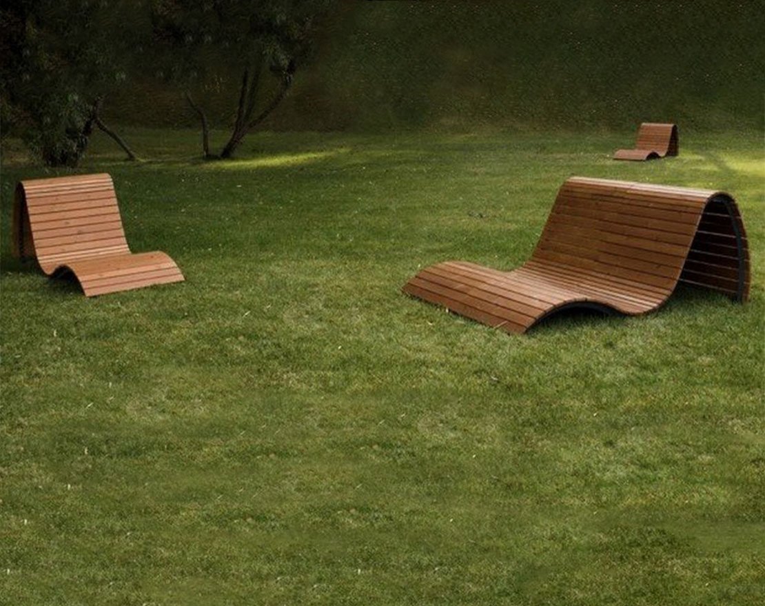 Парковый лежак Круиз 0.7 м - вид 3