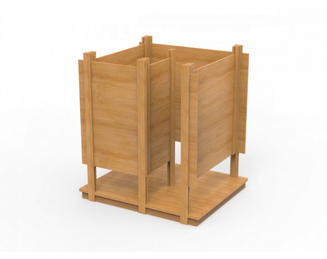 Пляжная кабинка для переодевания Комфорт - вид 2