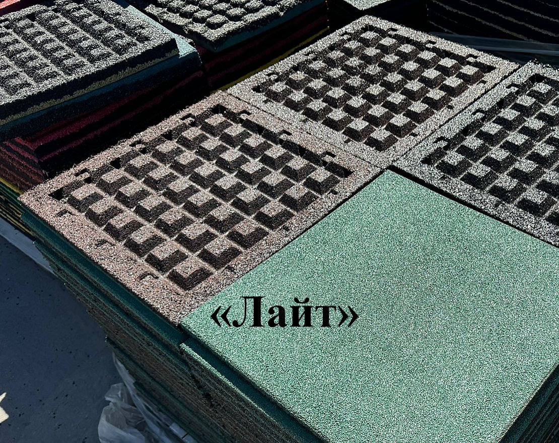 Резиновая плитка TORUDA Кирпич 500х500 - вид 3