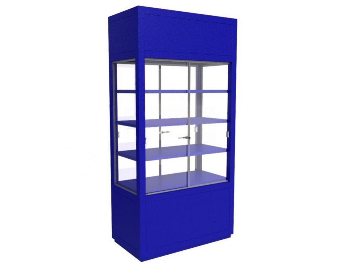 Витрина уличная Либро синяя - вид 2